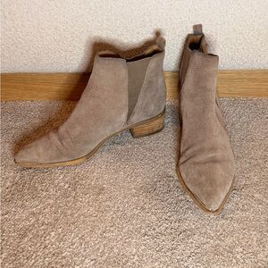 Marc Fisher Taupe Ankle Booties